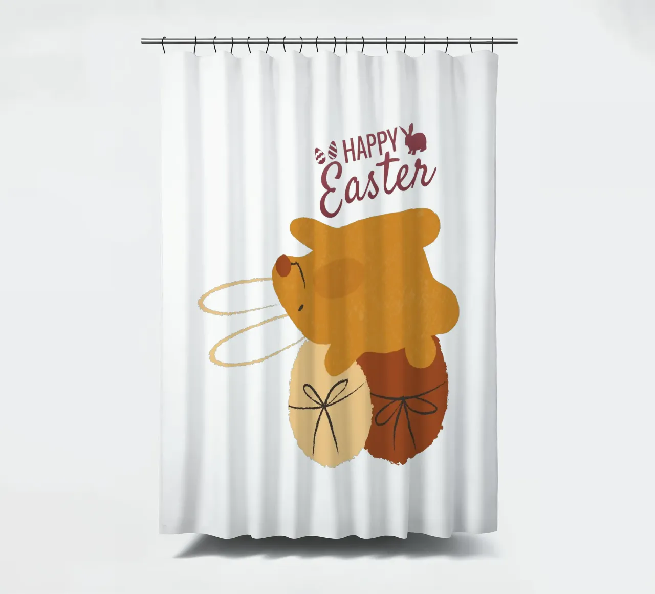 HAPPY Easter douchegordijn van ArtDesign by KBK