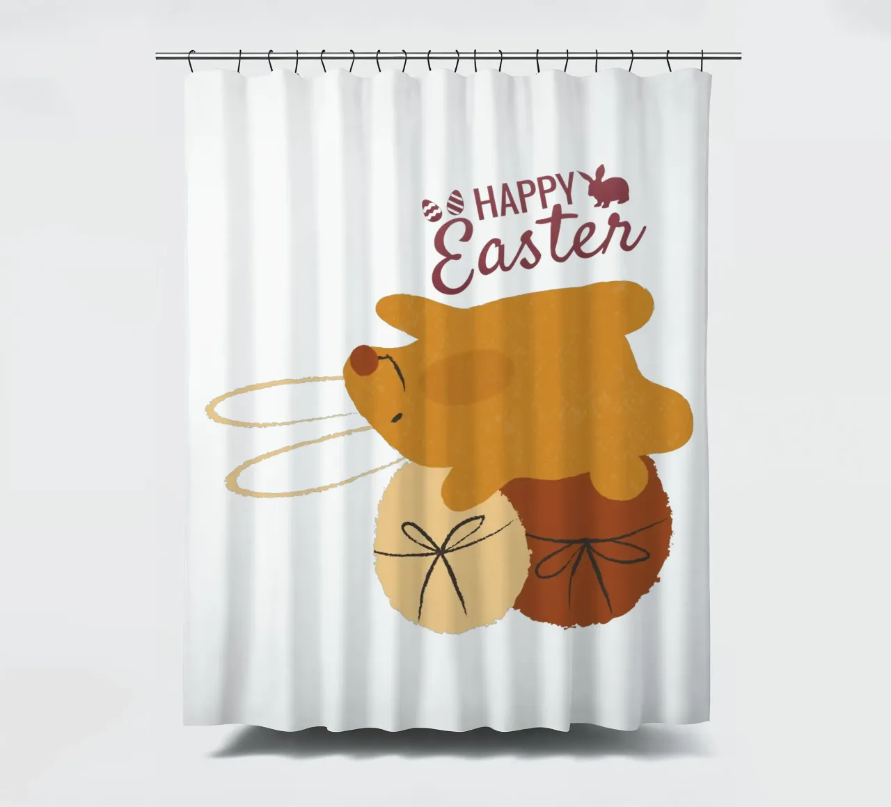 HAPPY Easter Duschvorhang von ArtDesign by KBK