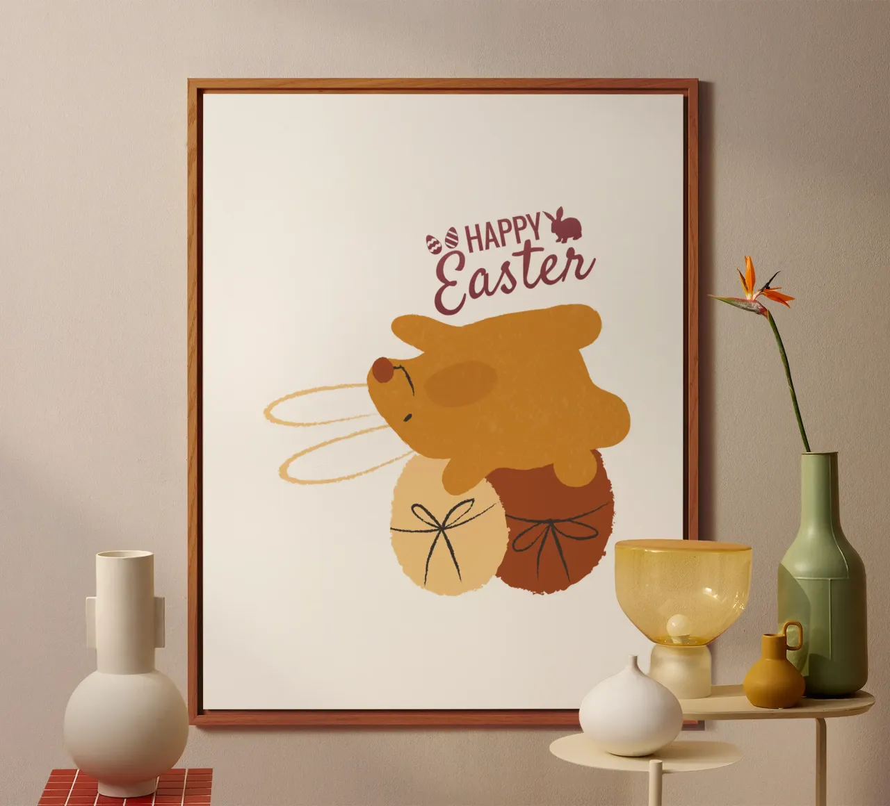 HAPPY Easter alluminio dibond da ArtDesign by KBK