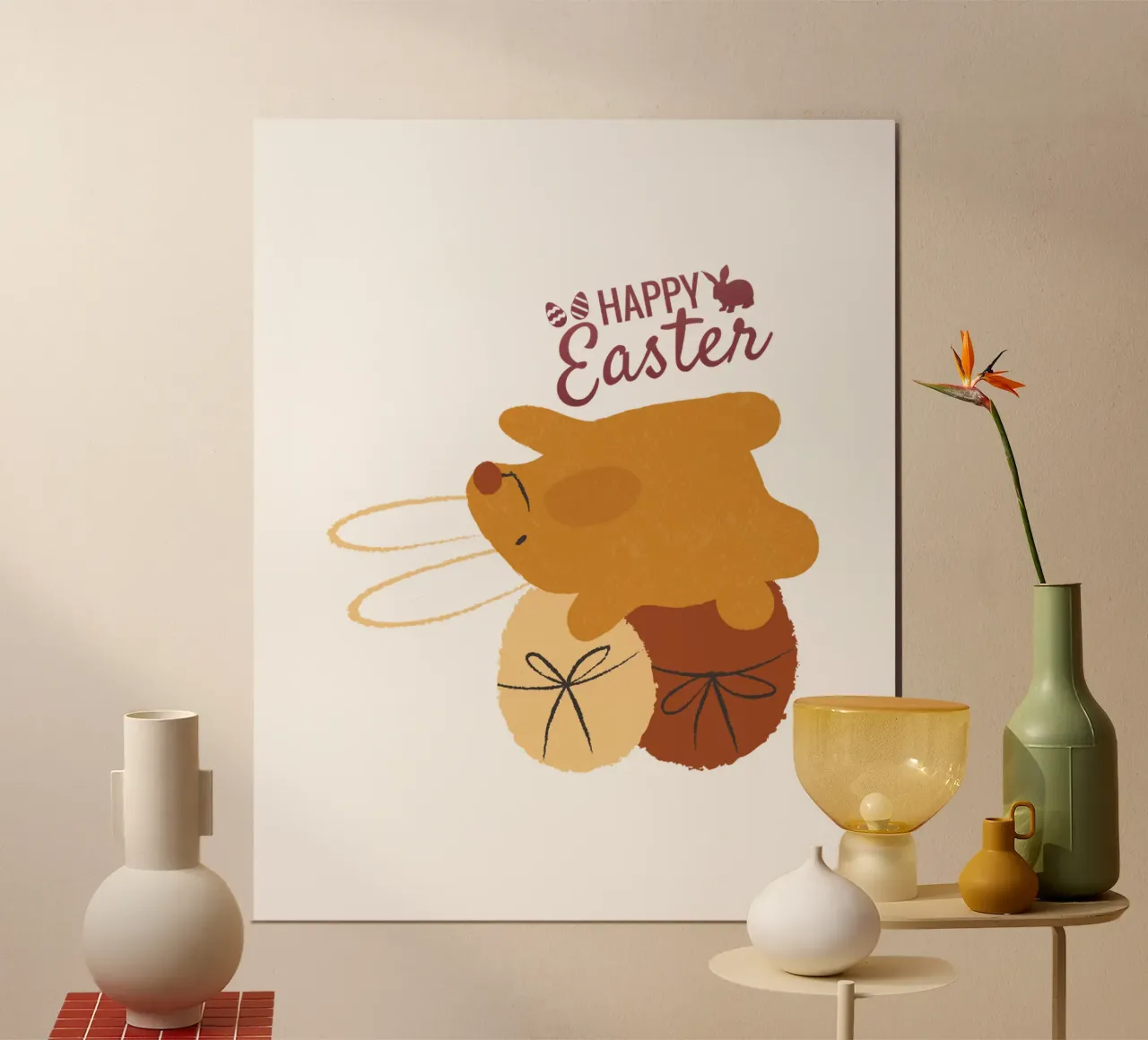 HAPPY Easter poster by ArtDesign by KBK