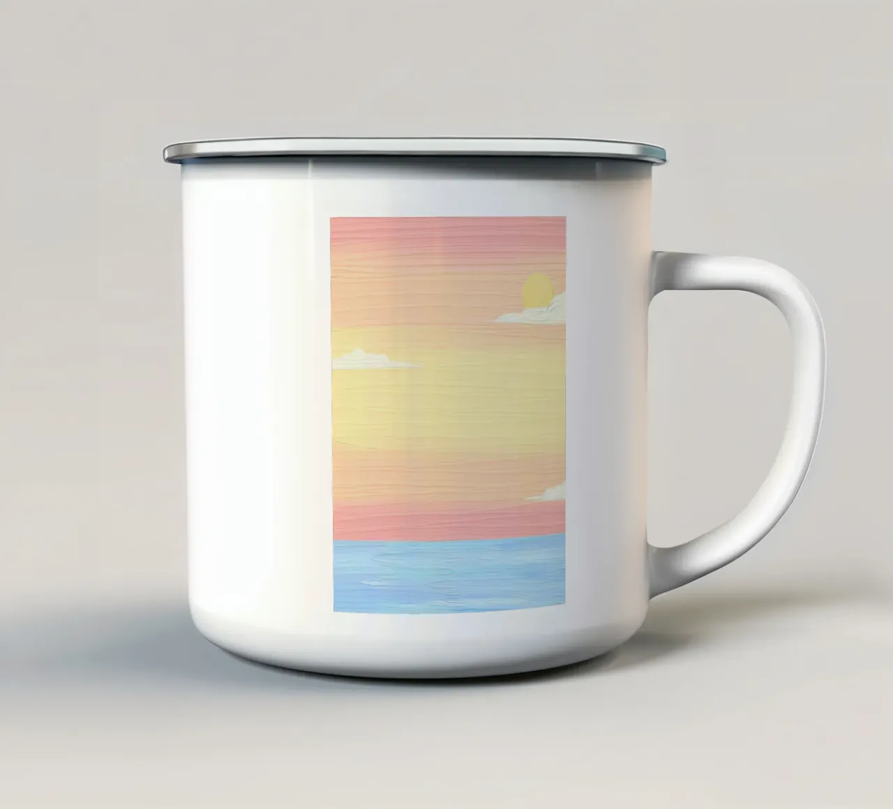 Sunrise tazza in smalto da Dreamer10