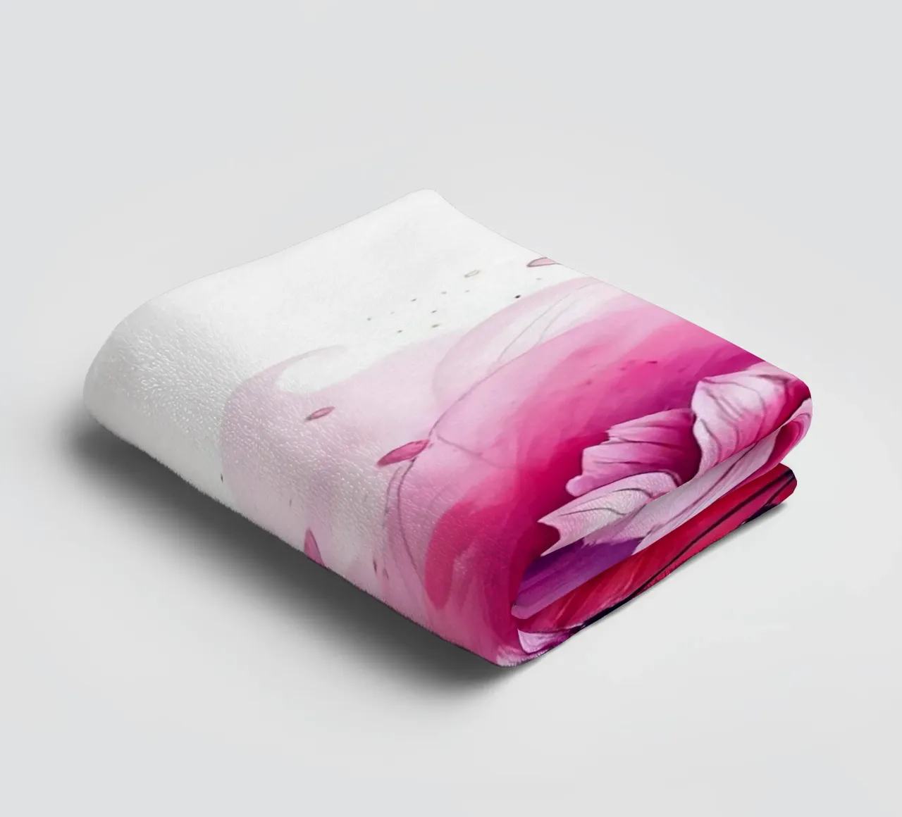 Fiori_Decor_2 asciugamano da bagno da Pink- und LoveArt by LK