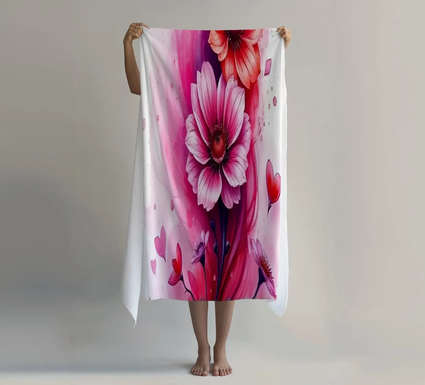 Fiori_Decor_2 telo mare da Pink- und LoveArt by LK