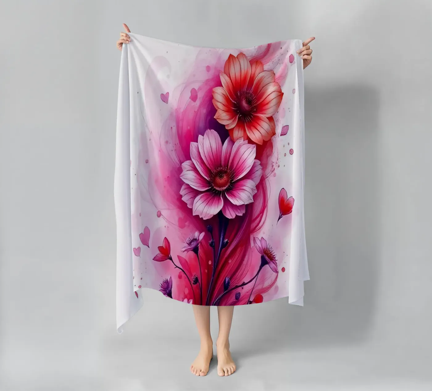 Fiori_Decor_2 telo mare da Pink- und LoveArt by LK