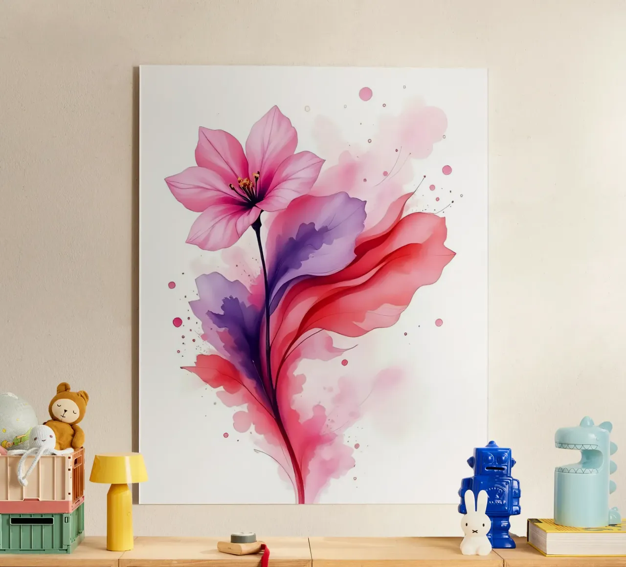 Fiori_3 plexiglass da Pink- und LoveArt by LK