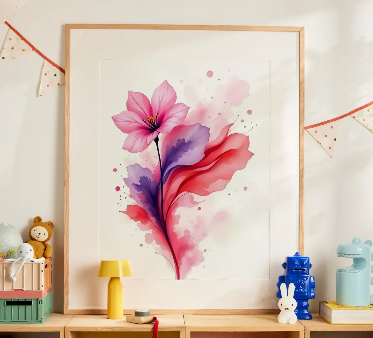 Fiori_3 poster da Pink- und LoveArt by LK