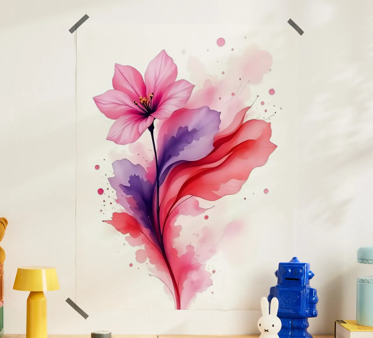 Fiori_3 poster da Pink- und LoveArt by LK