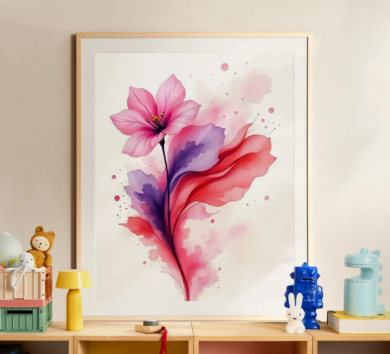 Fiori_3 poster da Pink- und LoveArt by LK