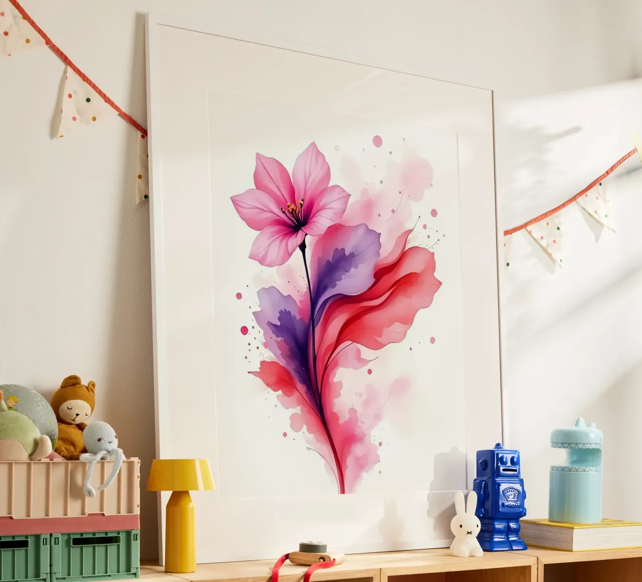 Fiori_3 poster da Pink- und LoveArt by LK