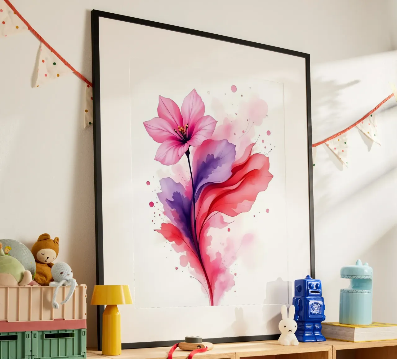 Fiori_3 poster da Pink- und LoveArt by LK