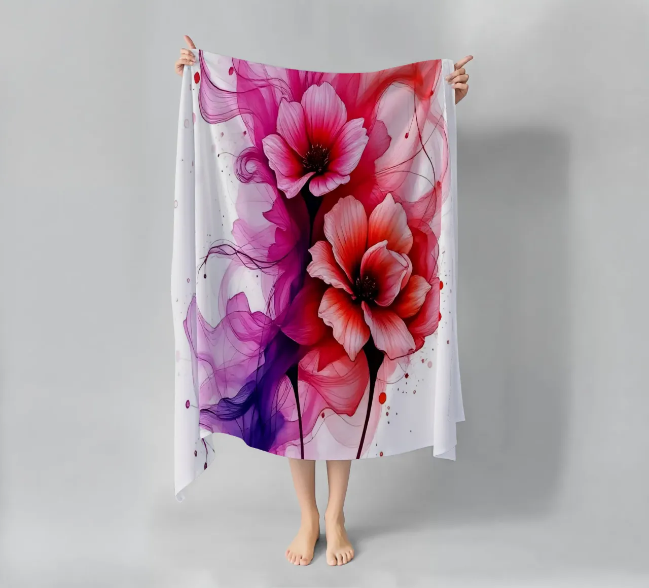 Fiori_Decor_4 telo mare da Pink- und LoveArt by LK
