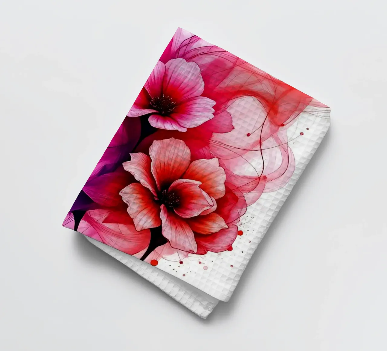 Fiori_Decor_4 canovaccio da cucina da Pink- und LoveArt by LK