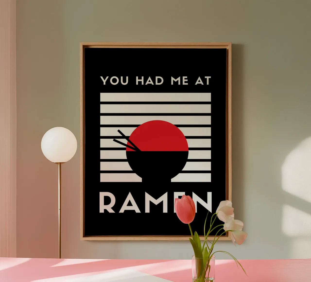 Ramen Lover tela con Cornice a cassetta da Dreamer10