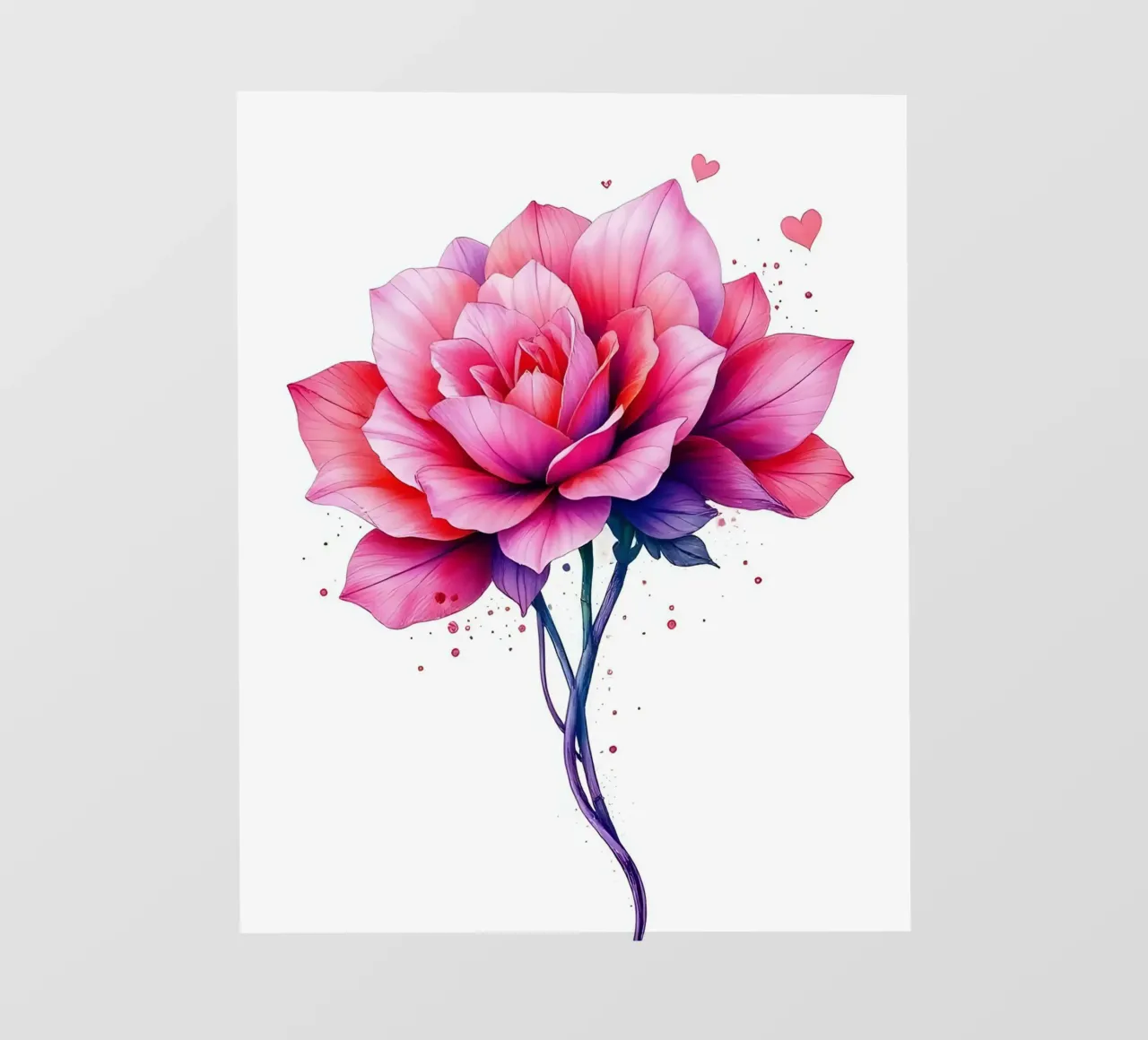 Fiori_7 telo in pvc da Pink- und LoveArt by LK
