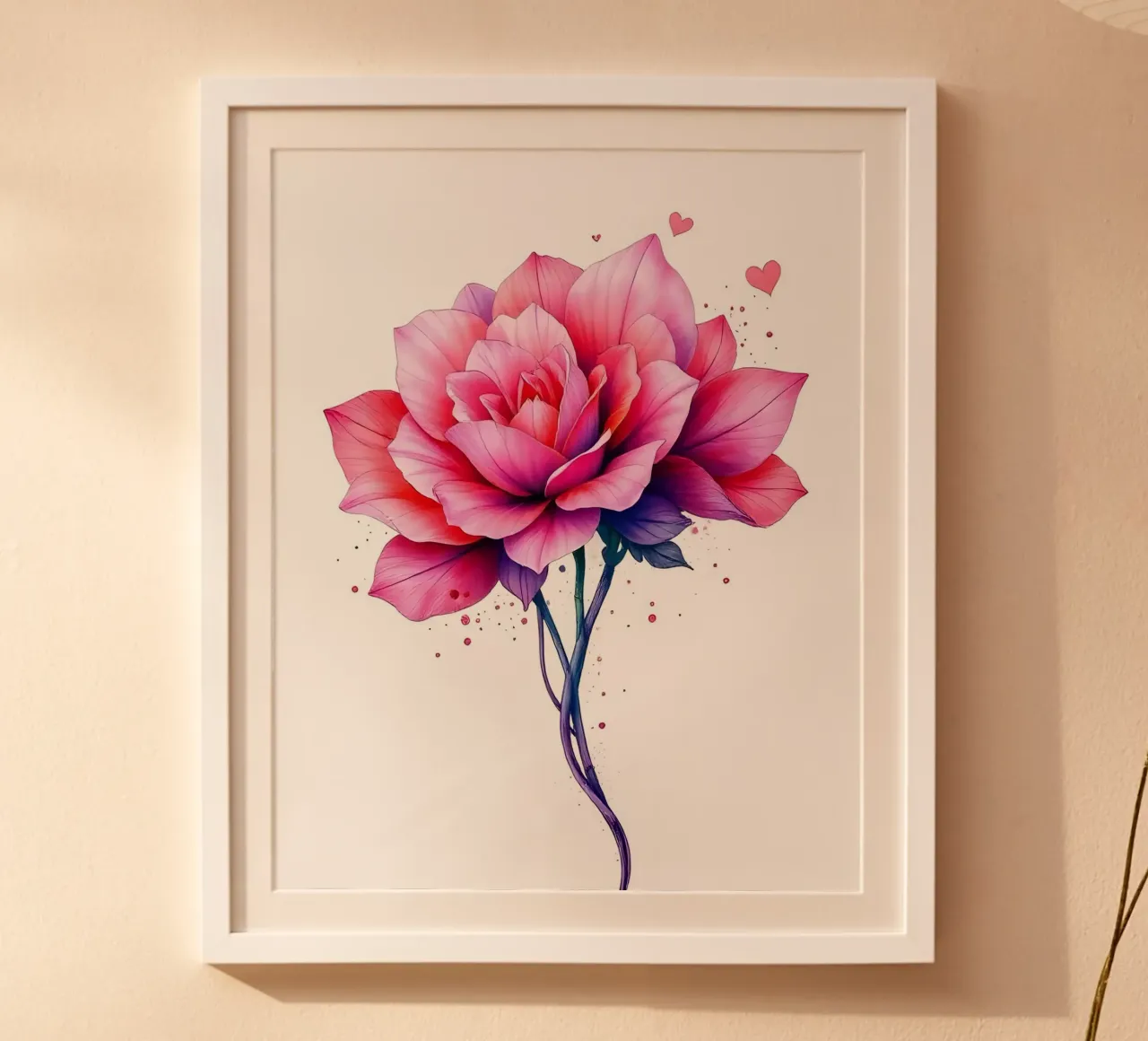 Fiori_7 carta hahnemühle da Pink- und LoveArt by LK