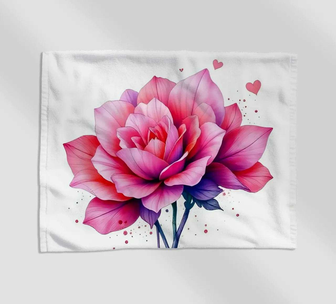 Fiori_7 telo mare da Pink- und LoveArt by LK