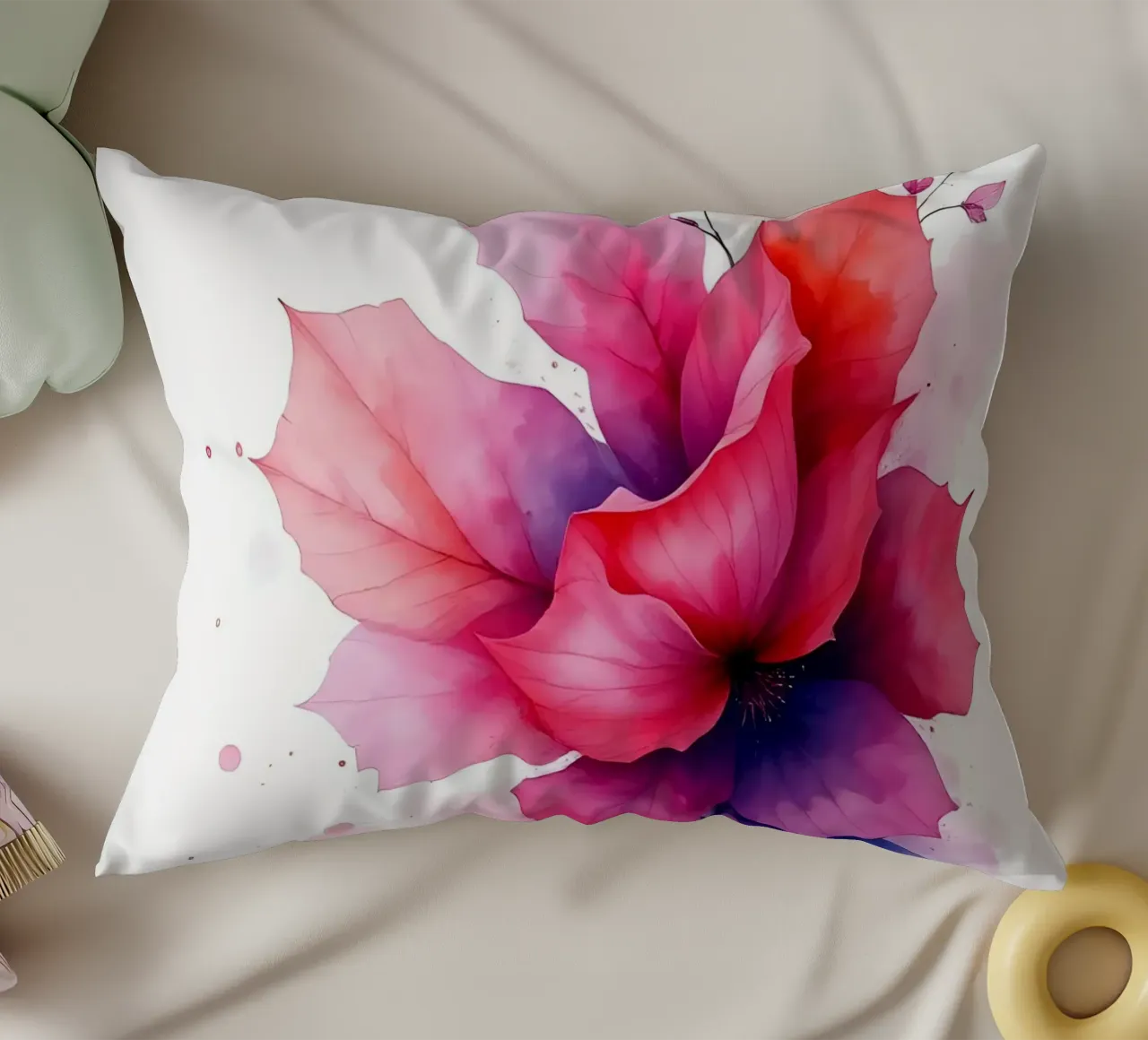 Fiori_8 cuscino da Pink- und LoveArt by LK