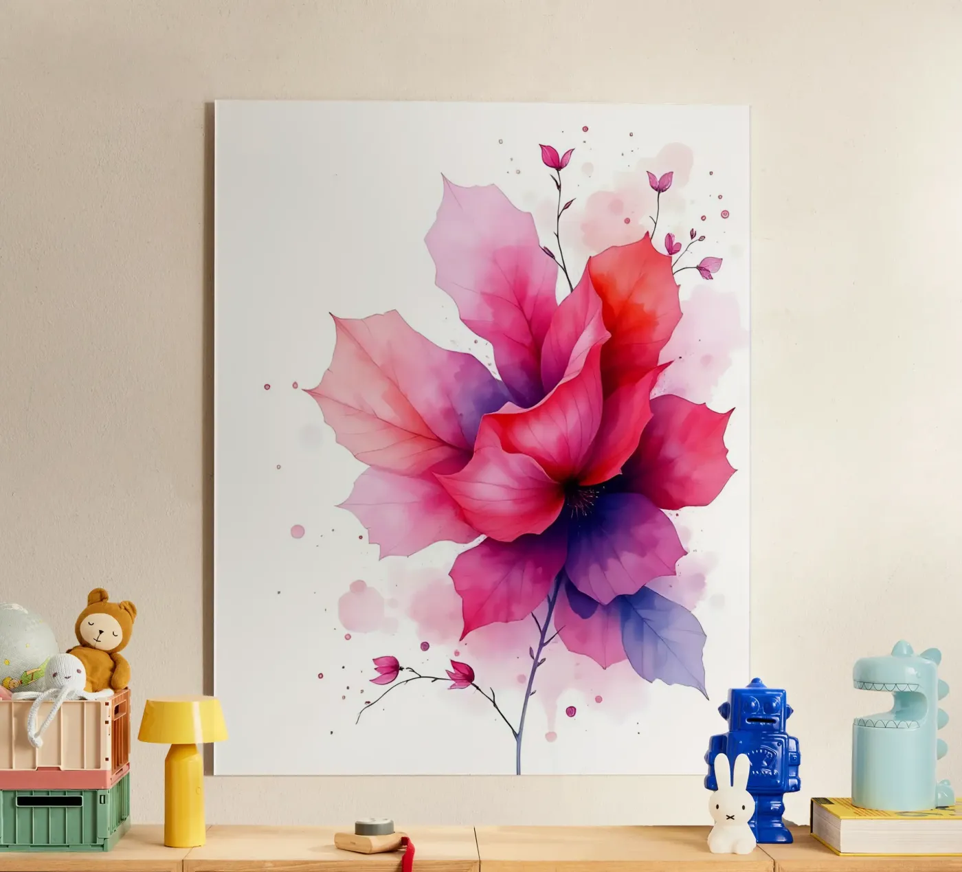 fleurs_décor_8 plexiglas de Pink- und LoveArt by LK