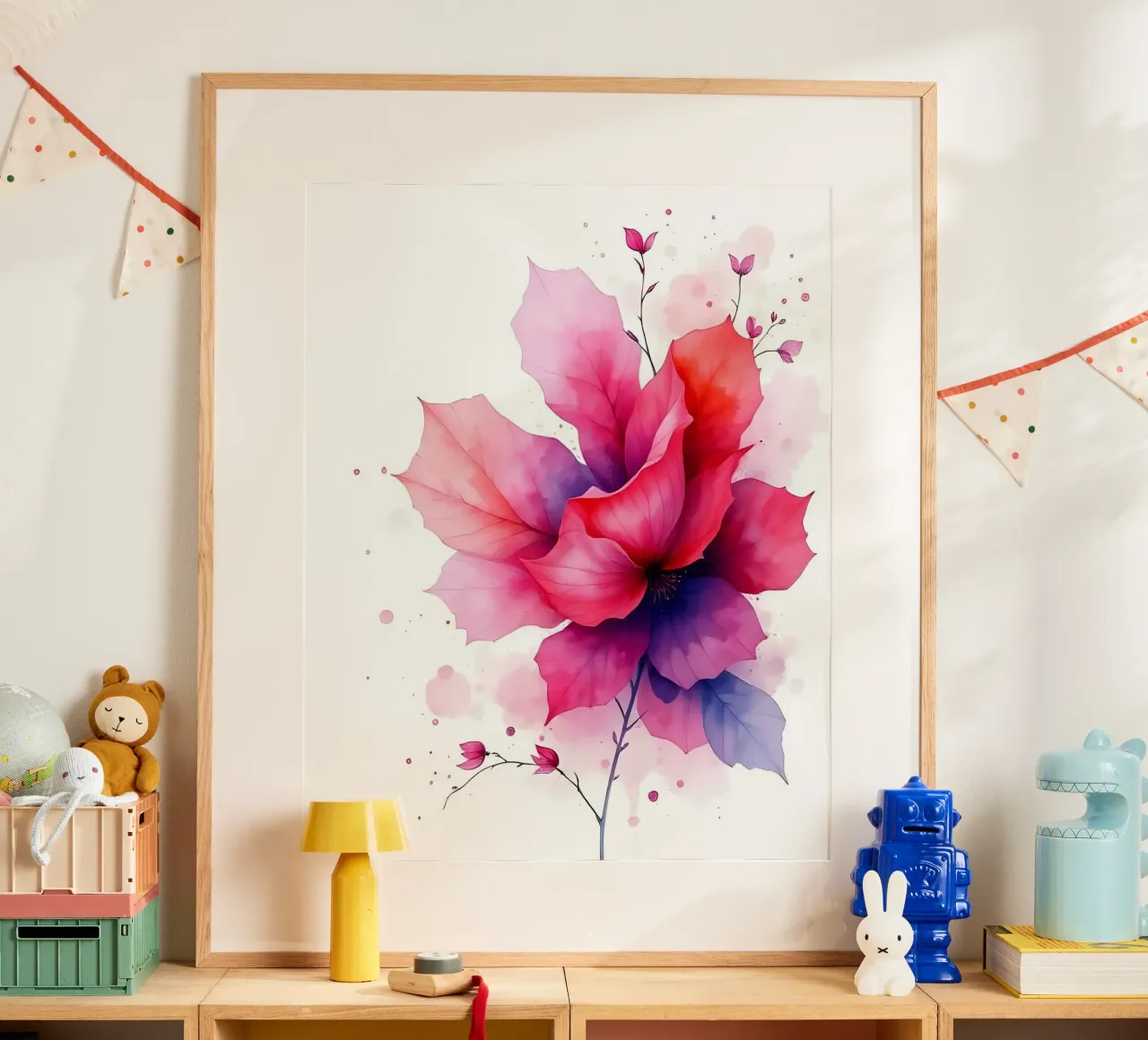 Fiori_8 poster da Pink- und LoveArt by LK