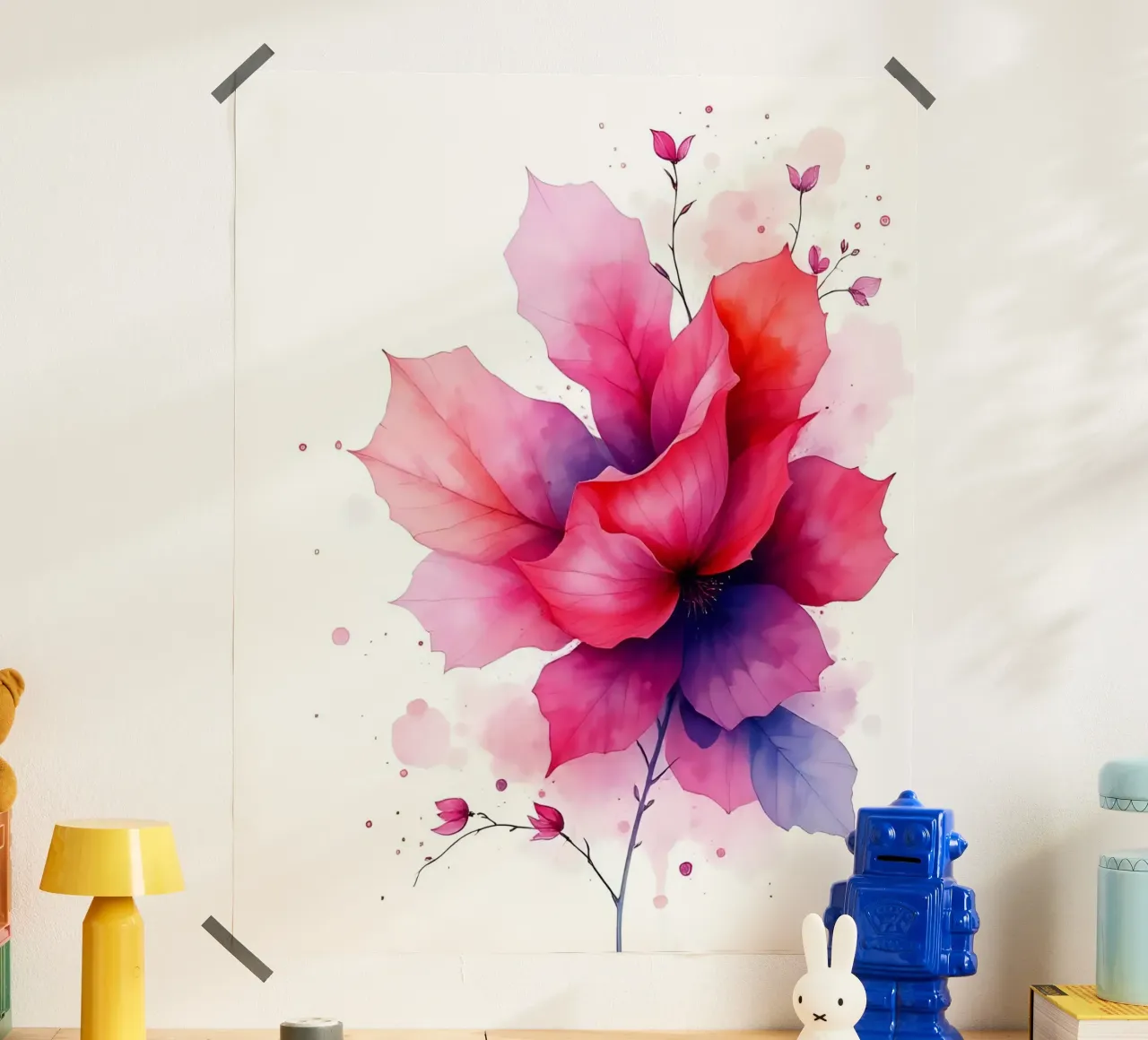 Fiori_8 poster da Pink- und LoveArt by LK