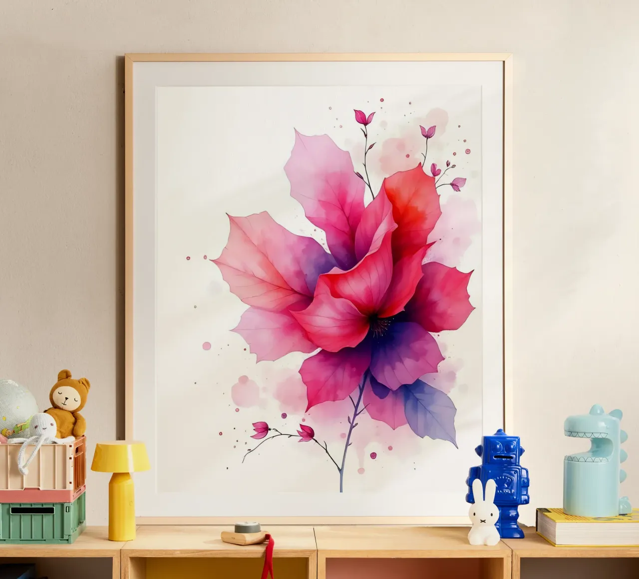 Fiori_8 poster da Pink- und LoveArt by LK