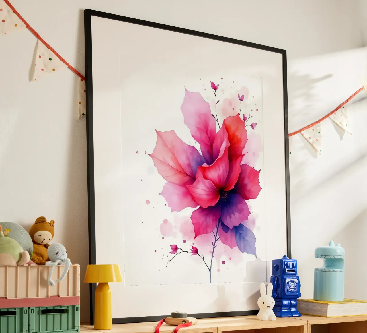 Fiori_8 poster da Pink- und LoveArt by LK