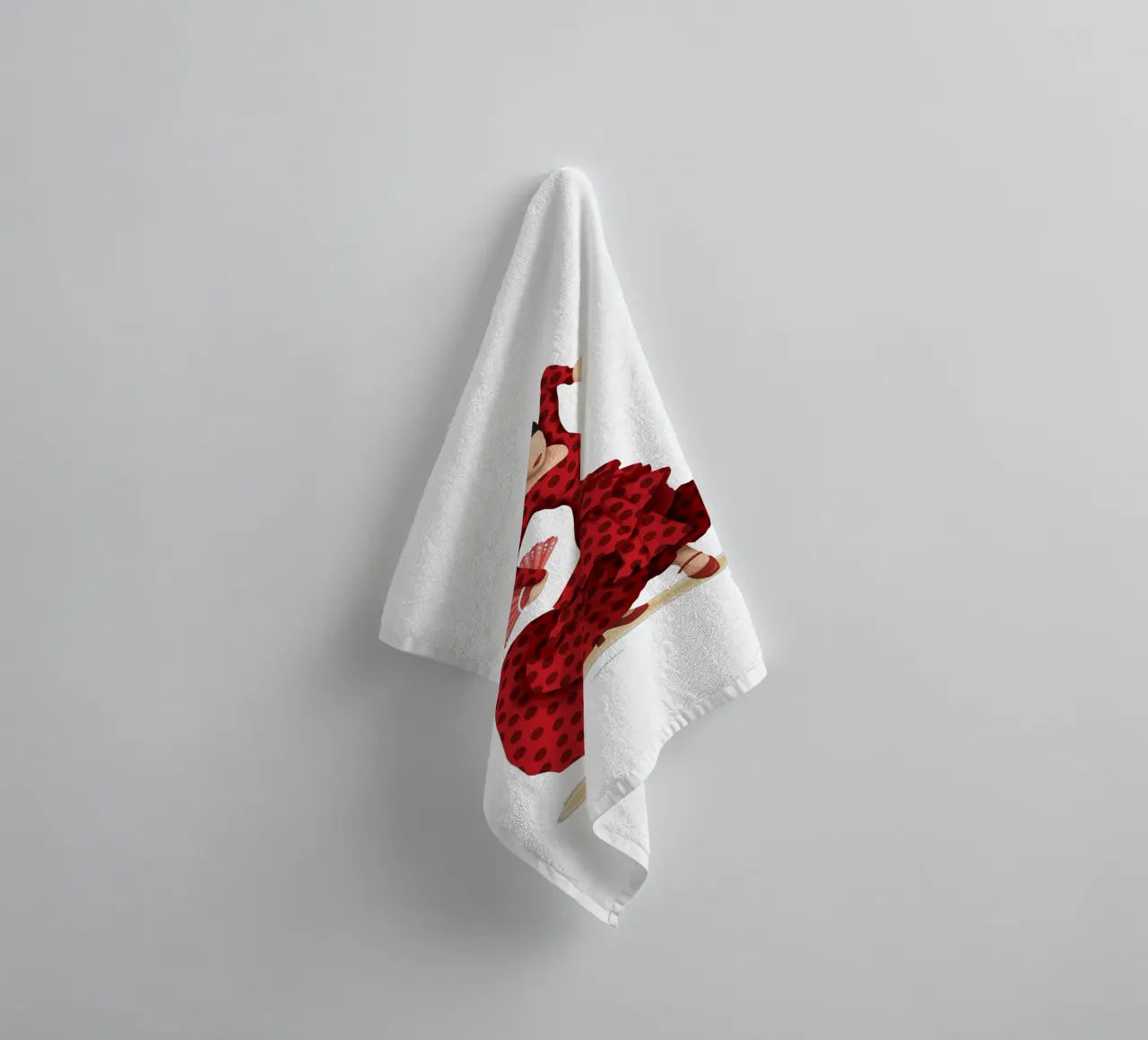 Flamenco asciugamano da bagno da Nour Tohme