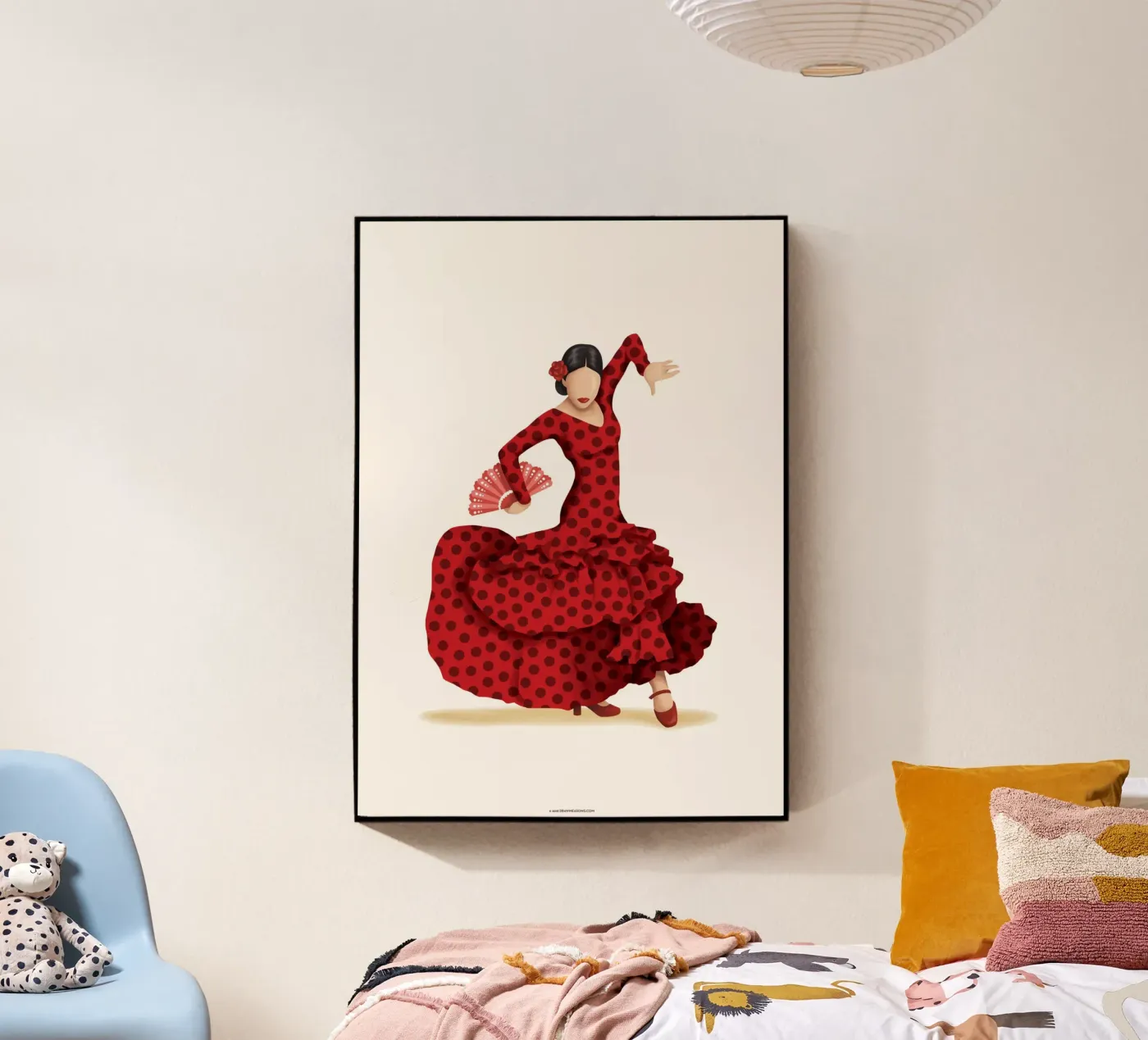 Flamenco Acryl-Glas von Nour Tohme