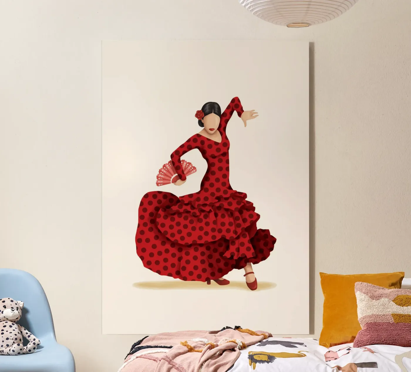 Flamenco Acryl-Glas von Nour Tohme