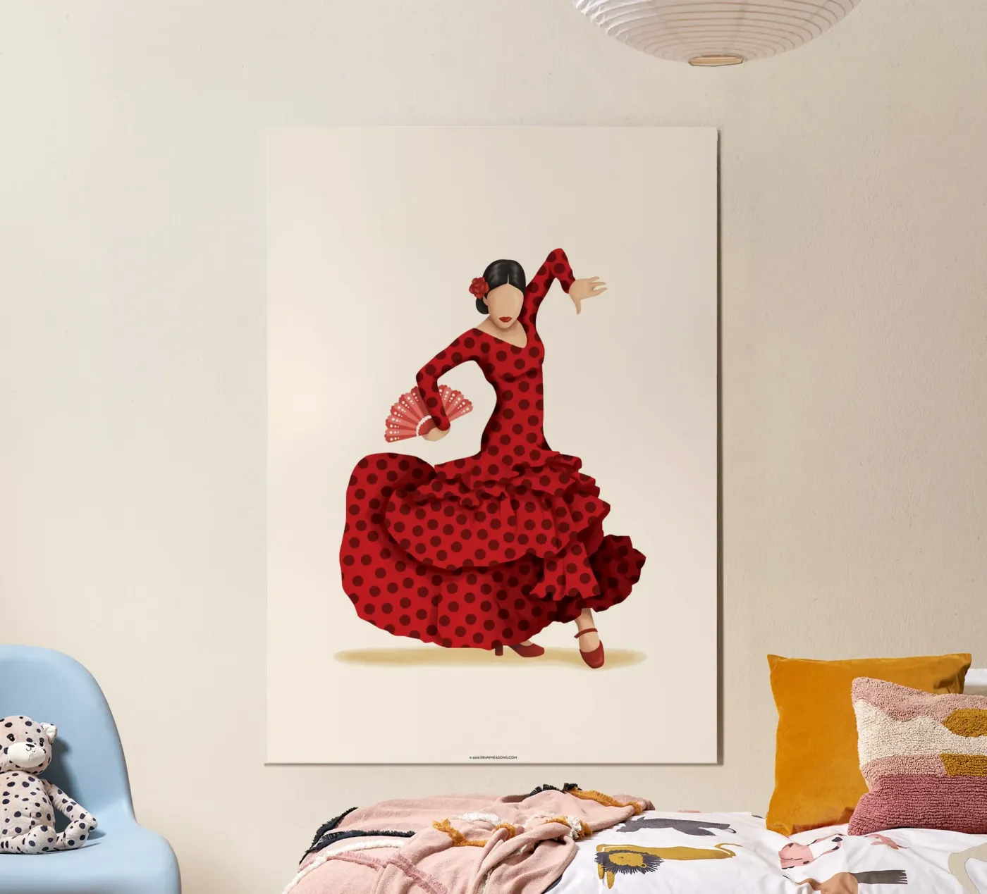 Flamenco poster da Nour Tohme