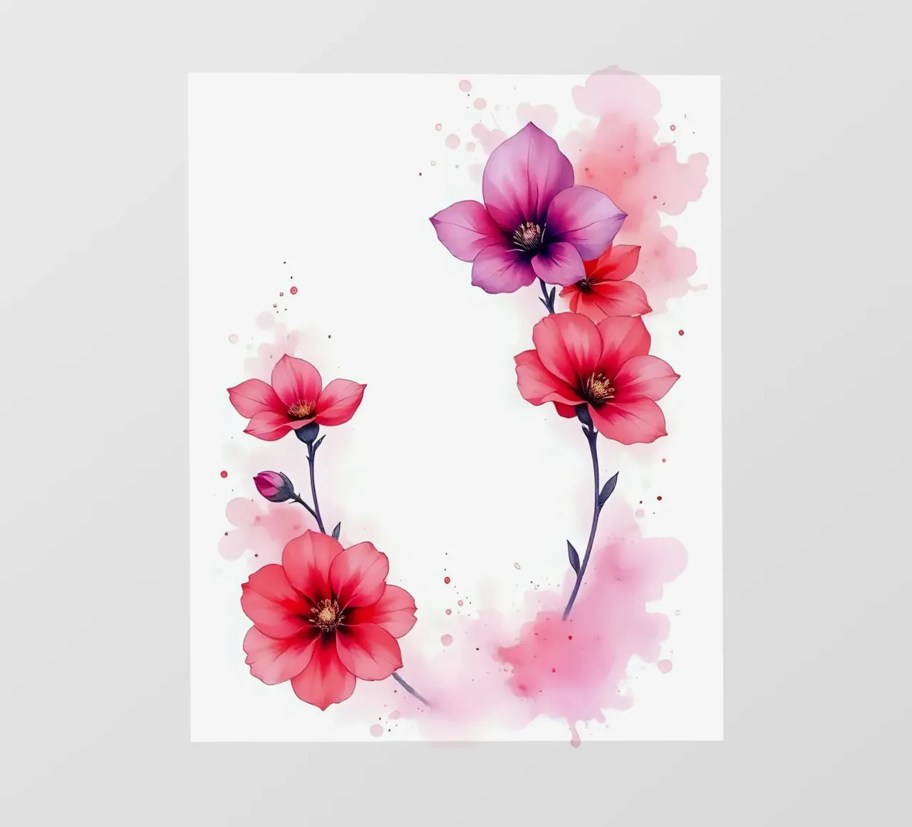 Fiori_Decor_10 telo in pvc da Pink- und LoveArt by LK