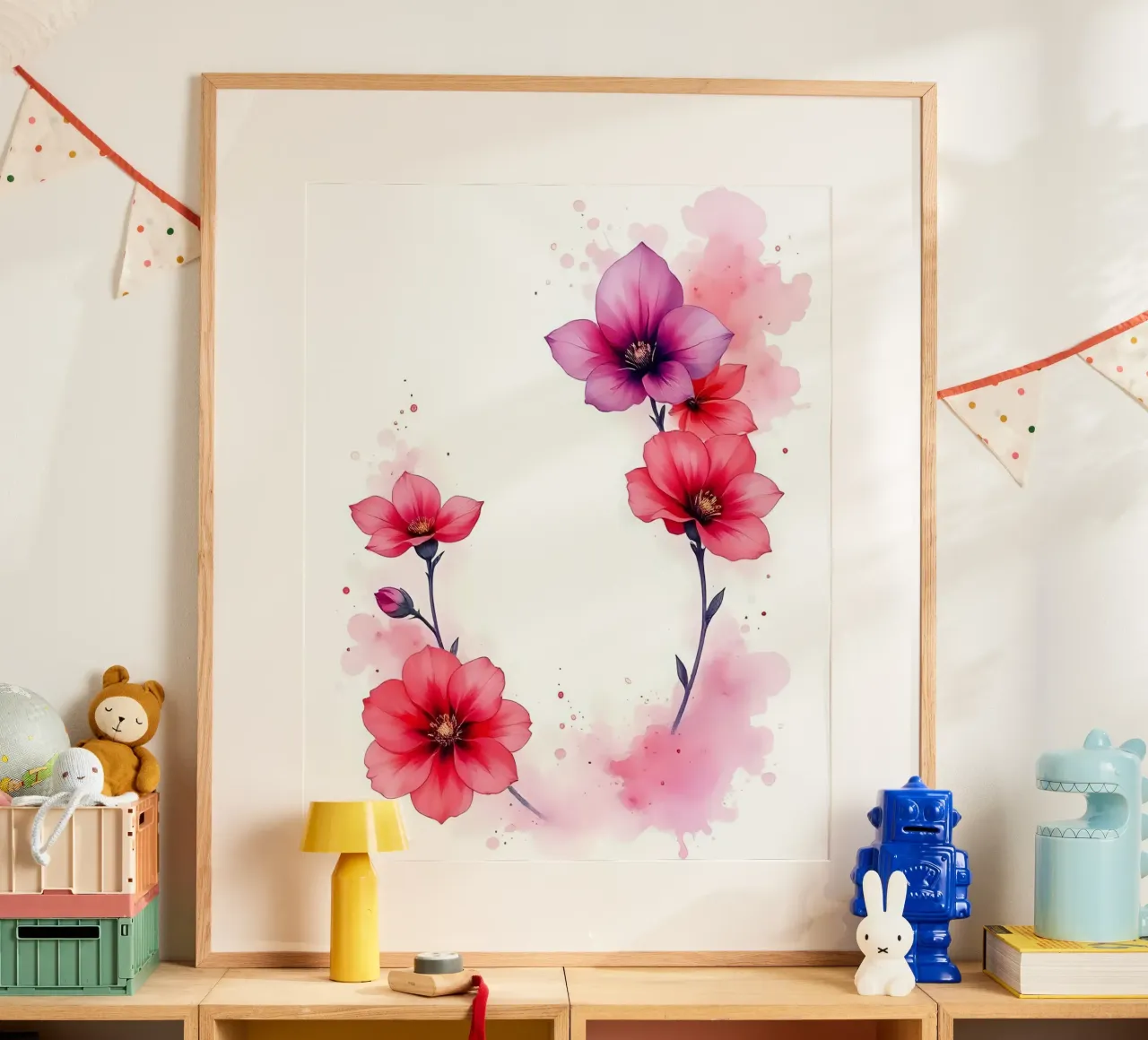 Fiori_Decor_10 poster da Pink- und LoveArt by LK