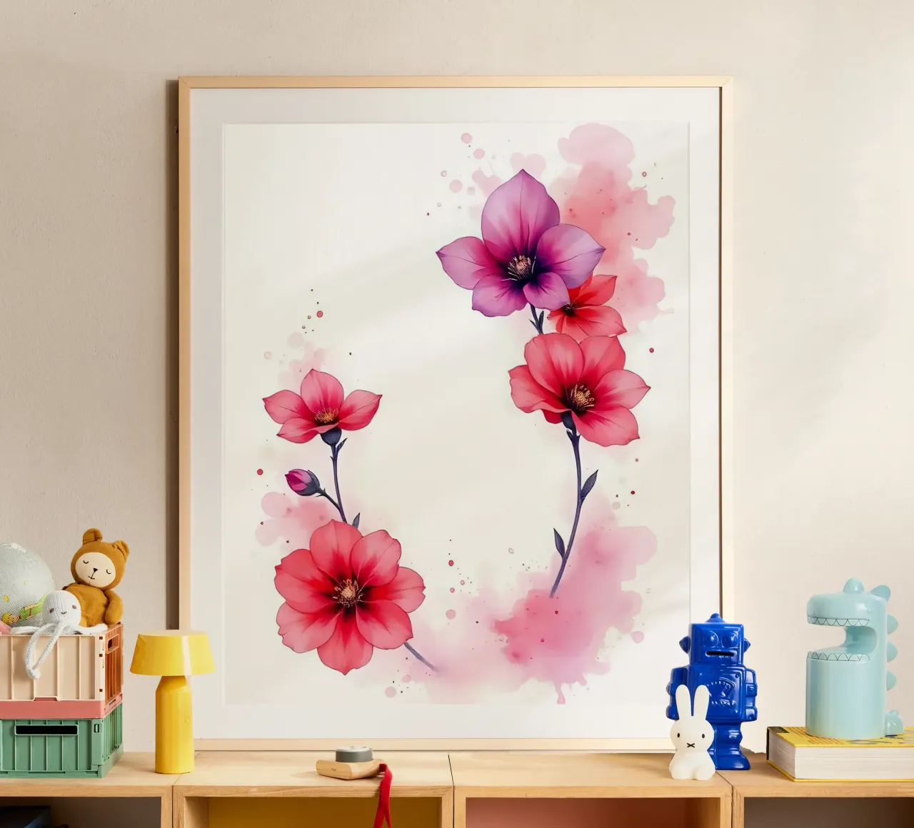 Fiori_Decor_10 poster da Pink- und LoveArt by LK