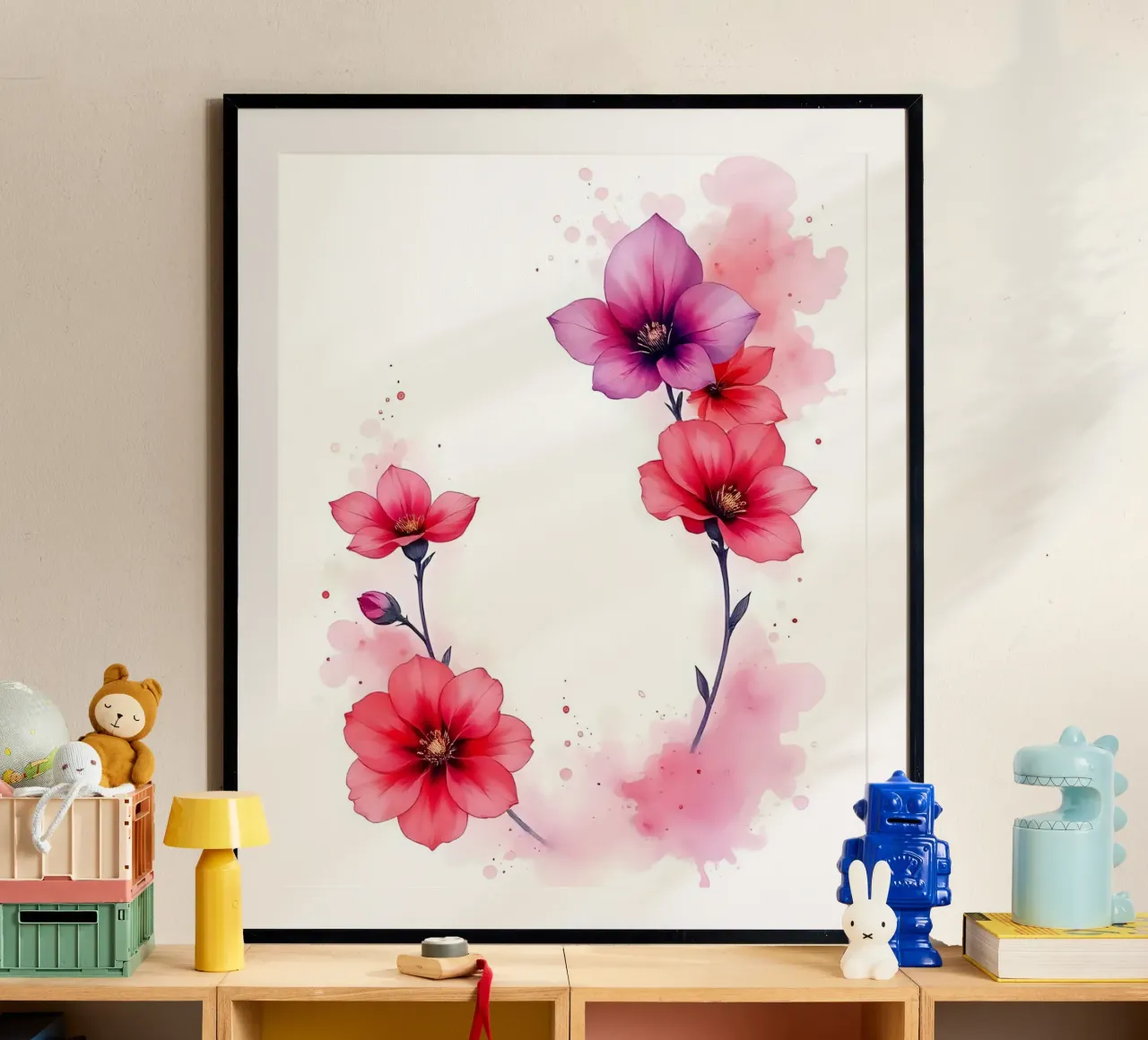 Fiori_Decor_10 poster da Pink- und LoveArt by LK