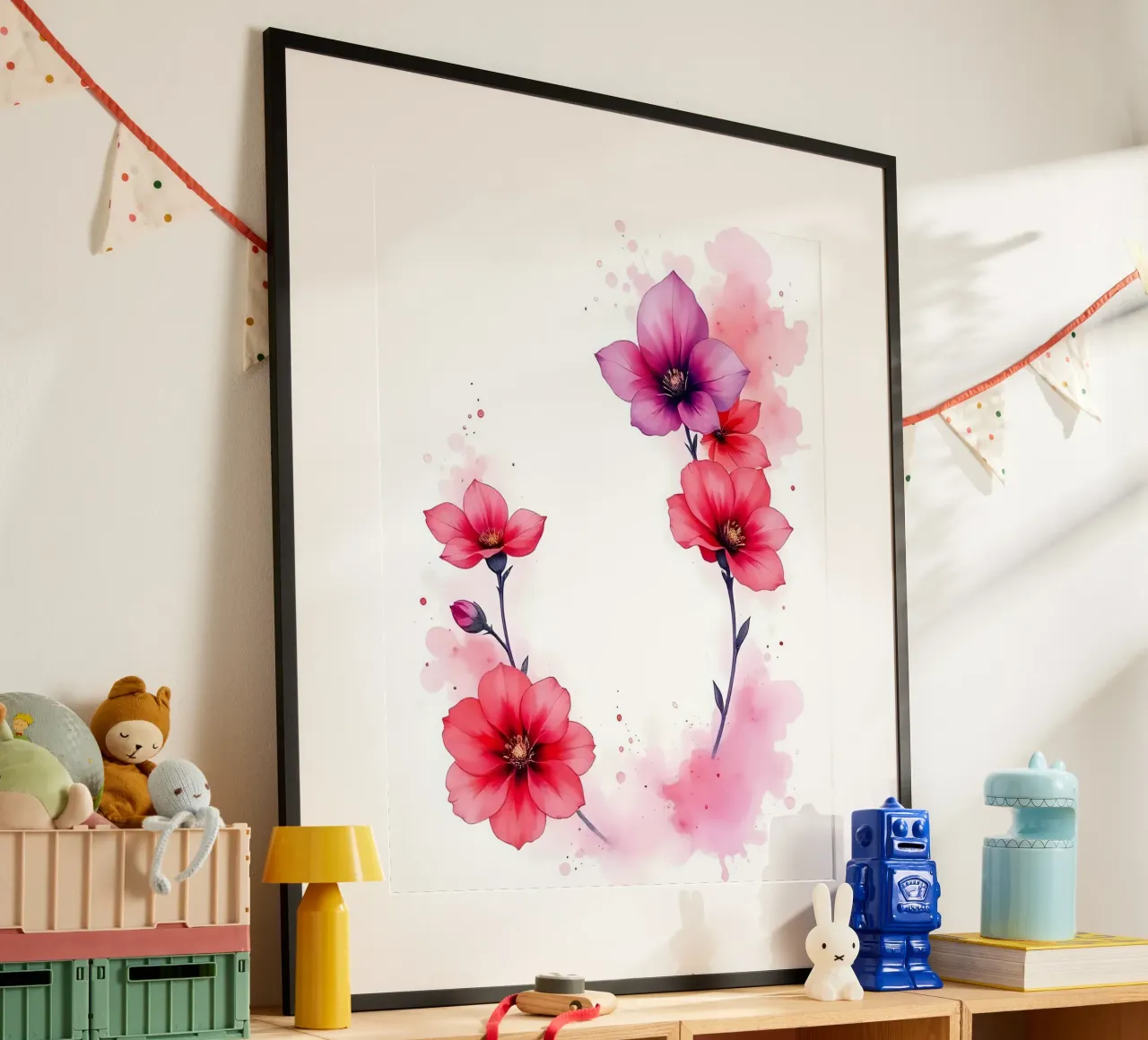 Fiori_Decor_10 poster da Pink- und LoveArt by LK