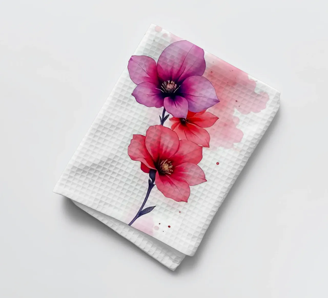 Fiori_Decor_10 canovaccio da cucina da Pink- und LoveArt by LK