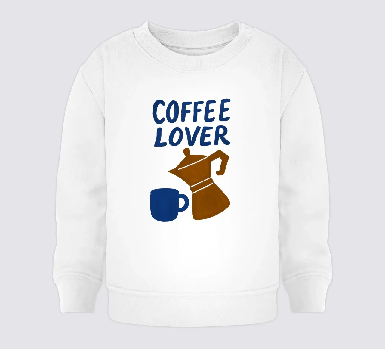 Brew Love - Per i veri appassionati di caffè felpa neonato da QuooodZ by MooodzArt