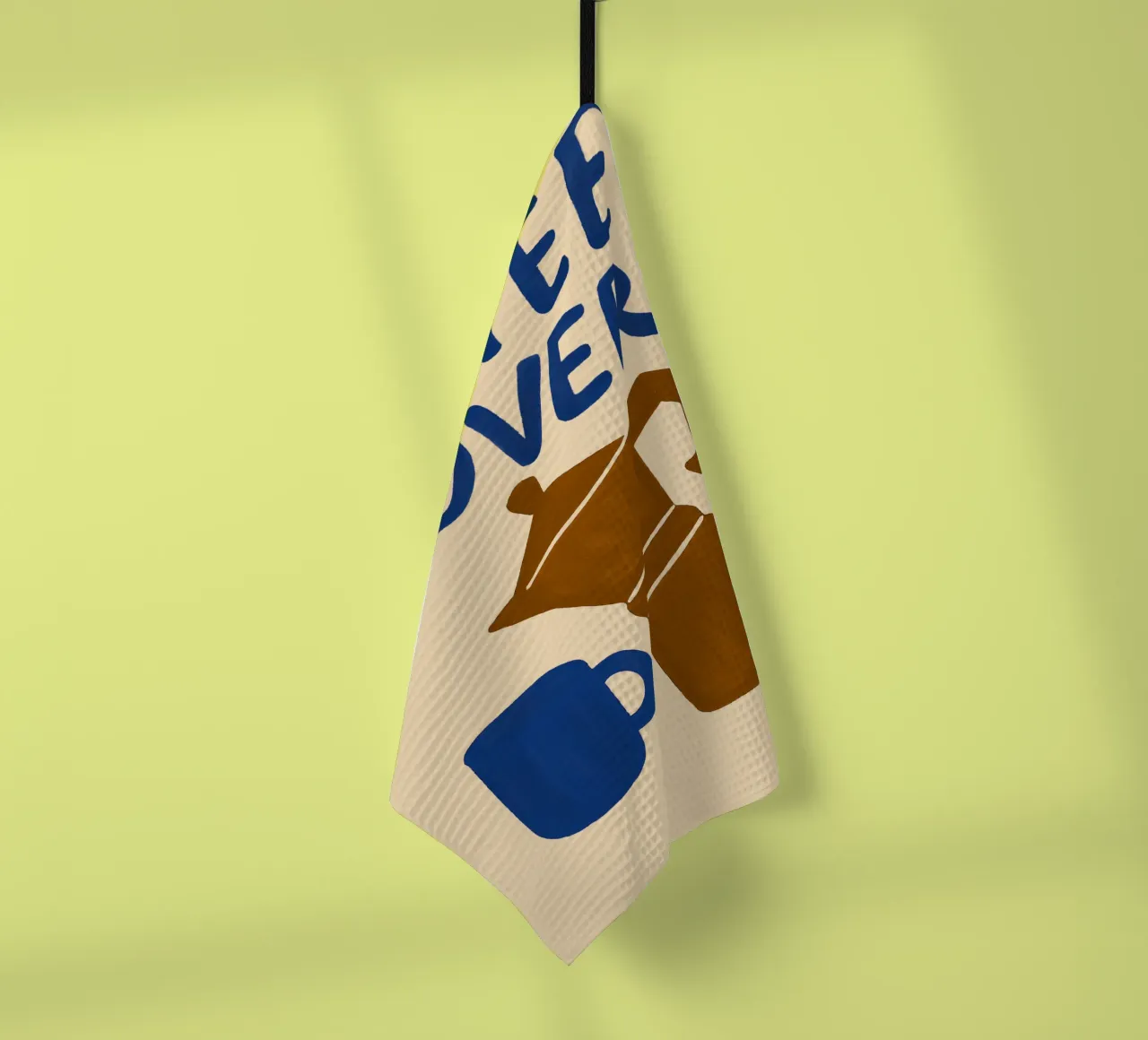 Brew Love - For real coffee fans tea towel by QuooodZ by MooodzArt