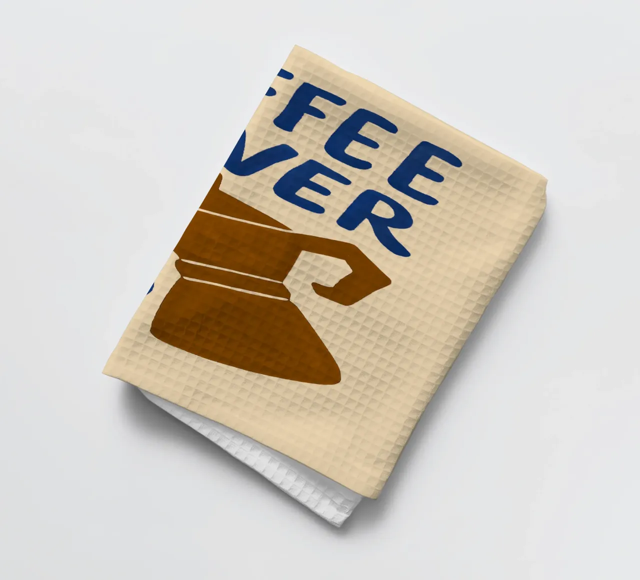 Brew Love - For real coffee fans tea towel by QuooodZ by MooodzArt