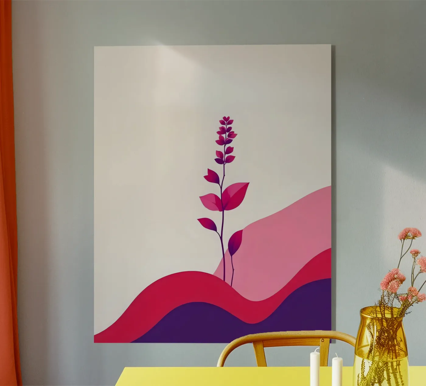 Decor_1 Acryl-Glas von Pink- und LoveArt by LK