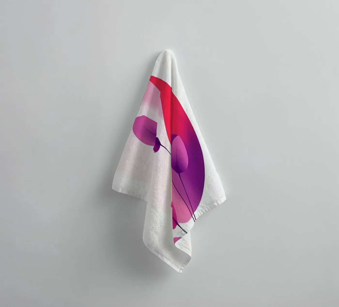 Decor_4 badhanddoek van Pink- und LoveArt by LK