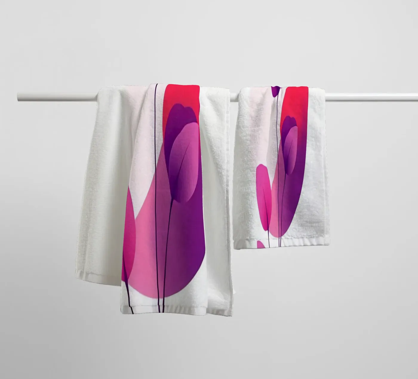 Decor_4 badhanddoek van Pink- und LoveArt by LK