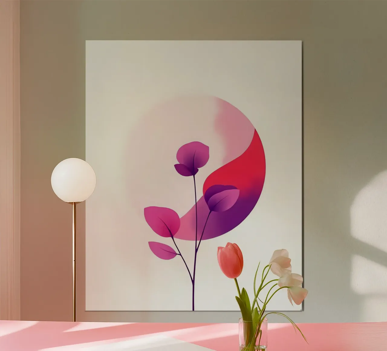 Decor_4 poster con telaio in plastica da Pink- und LoveArt by LK