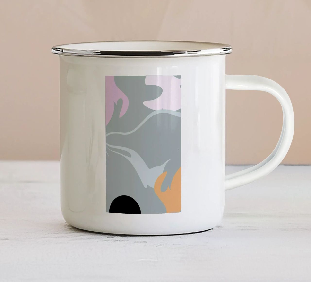 Liquids tazza in smalto da XOXO Arte