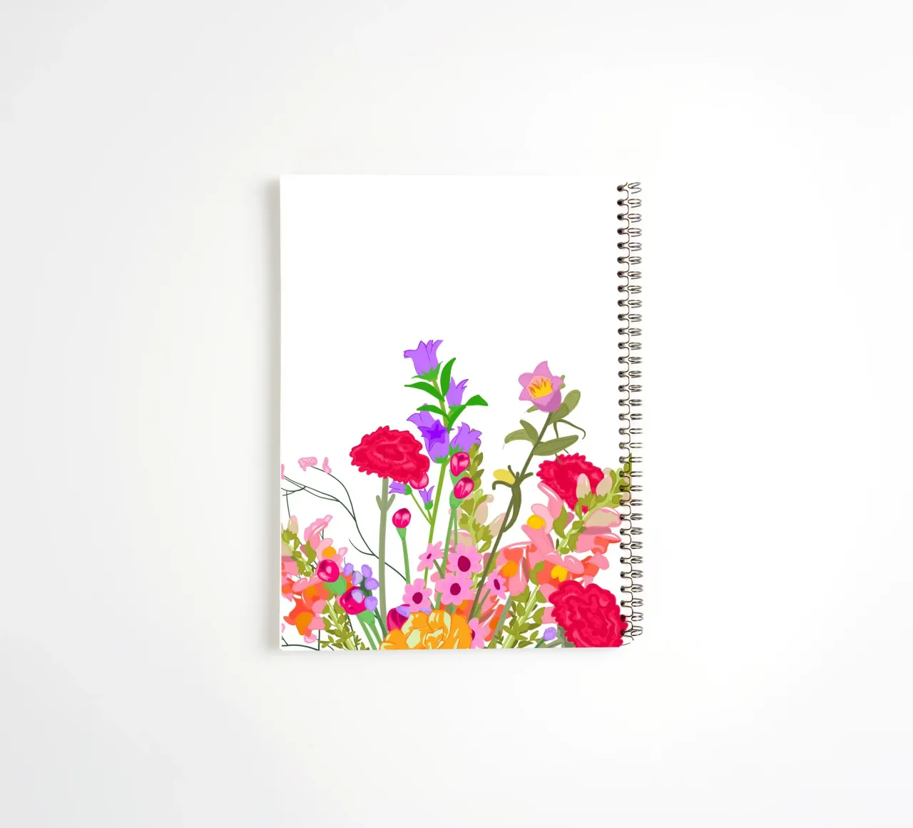 Blumenstrauß spiral notebook by Limo und Mo