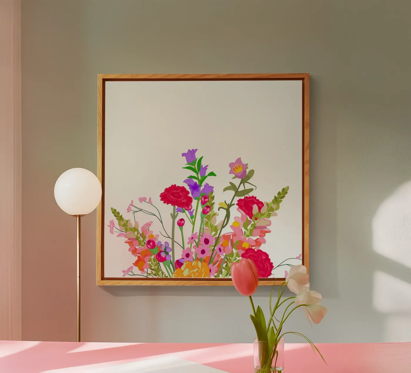 Blumenstrauß Acryl-Glas von Limo und Mo