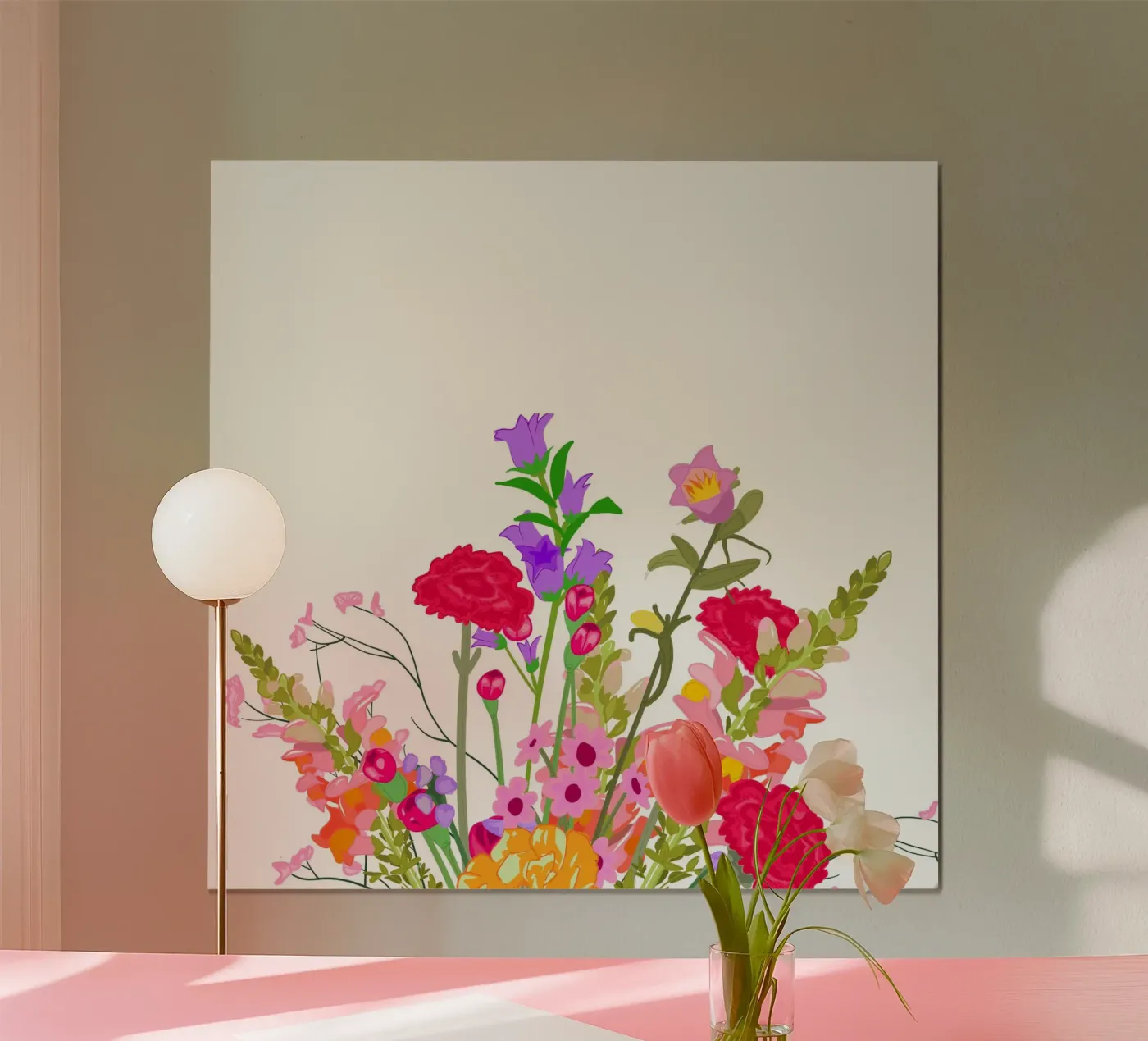 Blumenstrauß poster van Limo und Mo