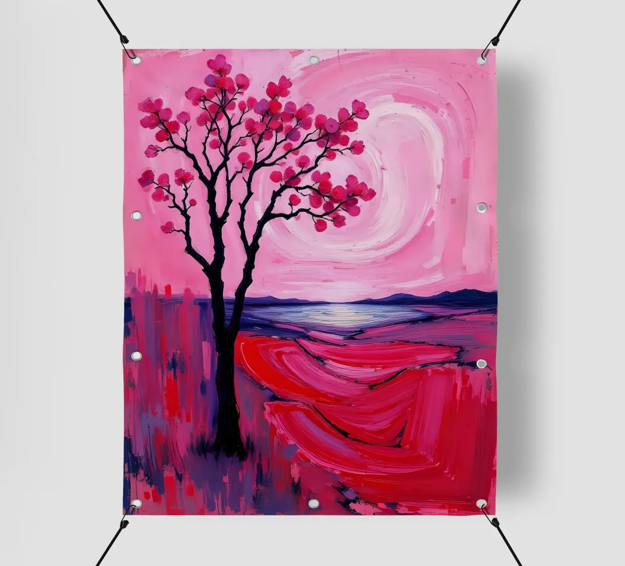 Paesaggio_1 telo in pvc da Pink- und LoveArt by LK