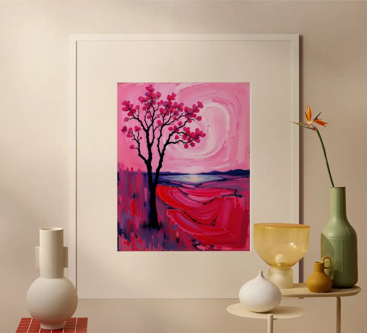 Paesaggio_1 poster da Pink- und LoveArt by LK