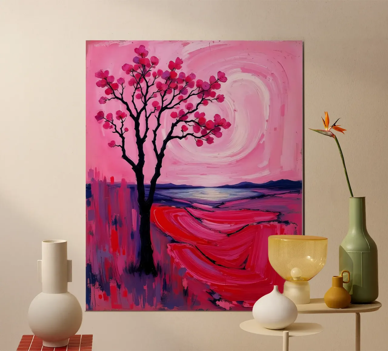 Paesaggio_1 poster da Pink- und LoveArt by LK